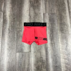 Nike Pro Pink/Black Spandex Shorts